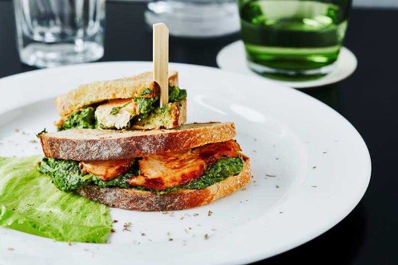 Classic Chicken Sandwich - toasted brioche bun