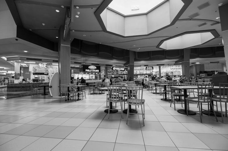 Interior of Church's Chicken restaurant with warm ambiance