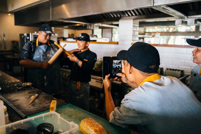 Staff appreciation event celebration at the restaurant