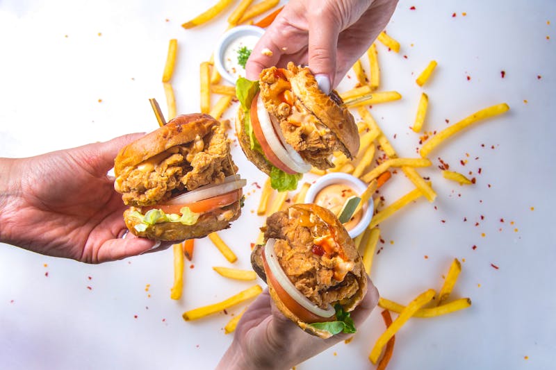 Buffalo Tenders - spicy buffalo sauce coated